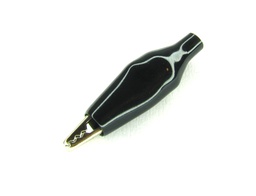 [00014656] Conector pinza cocodrilo 28 mm color negro