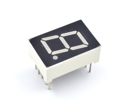 [00016056] Display 7 segmentos Rojo (0.56") 12.6x19mm cátodo común 5161AH