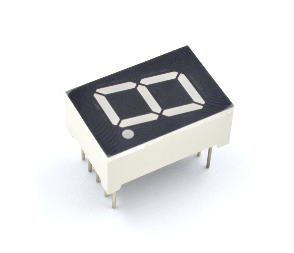 Display 7 segmentos Rojo (0.56") 12.6x19mm cátodo común 5161AH