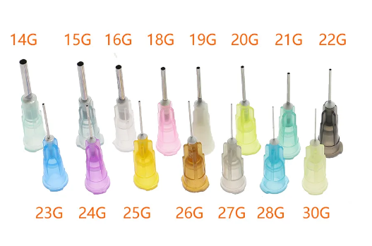 Aguja recta 0.5" 23G